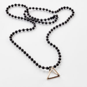 Chain pendant necklace 3D Pyramid