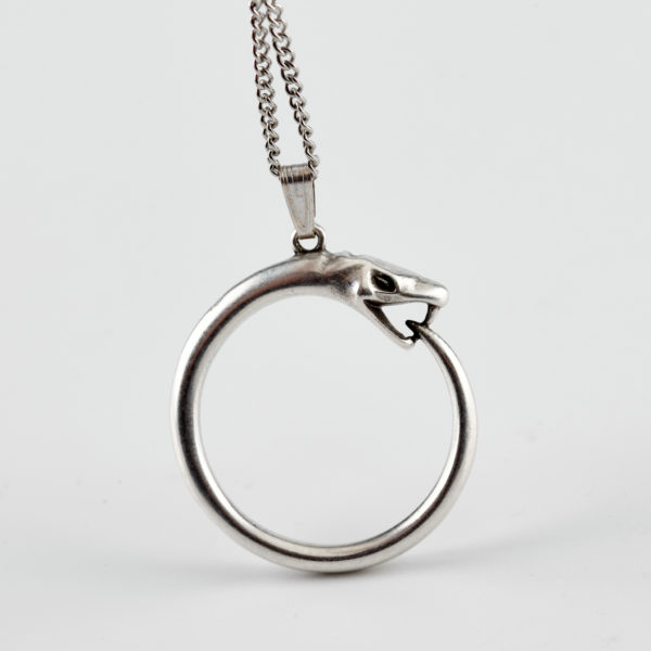 just a bite silver pendant mens jewels by mond jewels