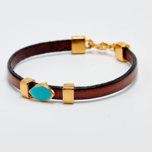 spirit brown leather bracelet