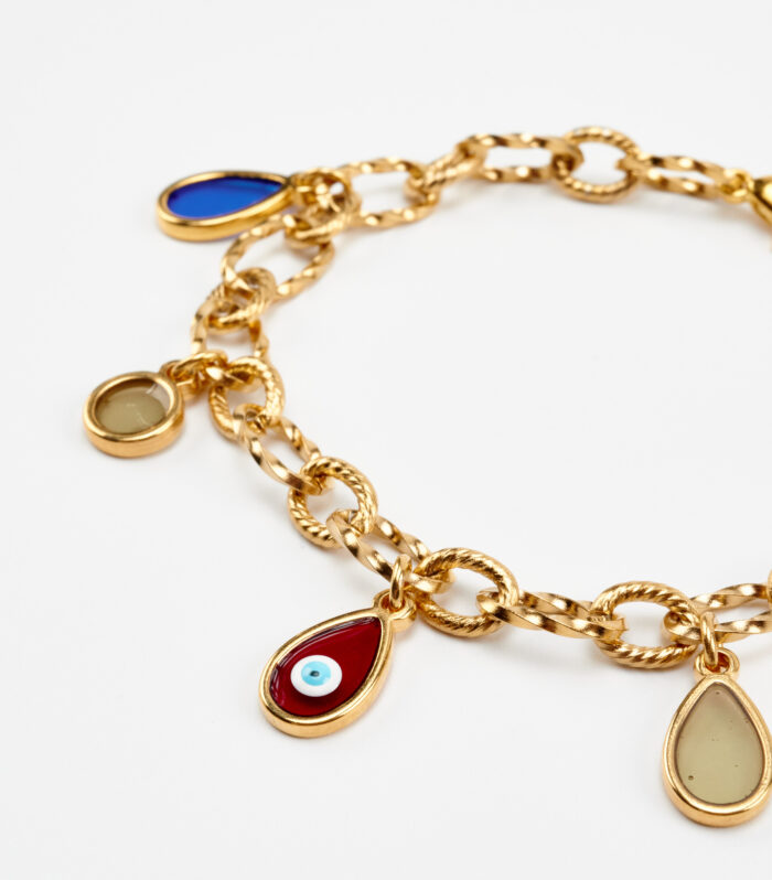 lucky gold bracelet by mond jewels