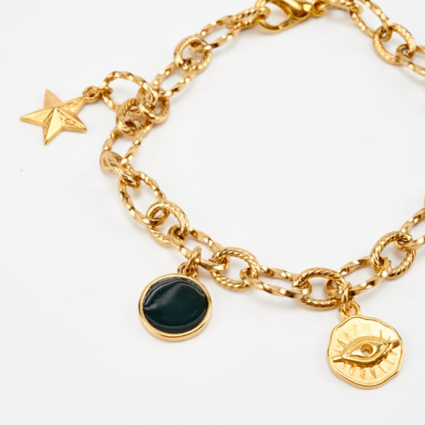 ra gold bracelet by mond jewels