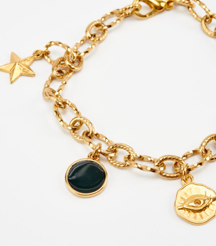ra gold bracelet by mond jewels