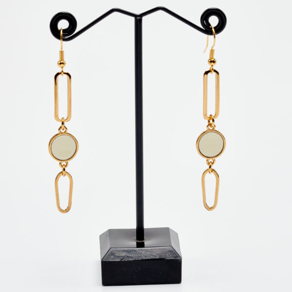 Knotted Long Gold Earrings