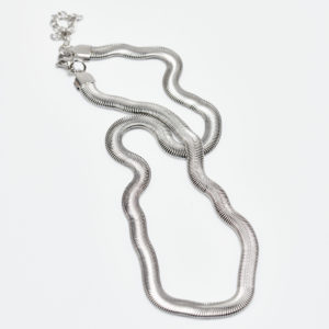 bold simplicity s necklace chain in silver