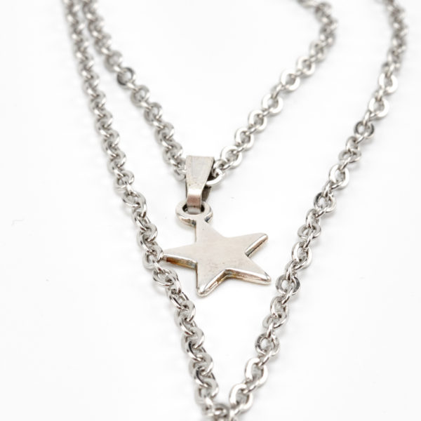 all day motion silver necklace