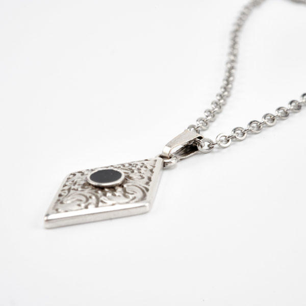 flower power silver necklace by mond jewels