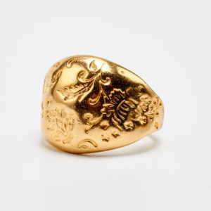 Bloom in Gold Ring