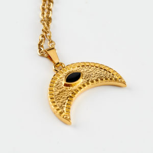 moonlight gold necklace