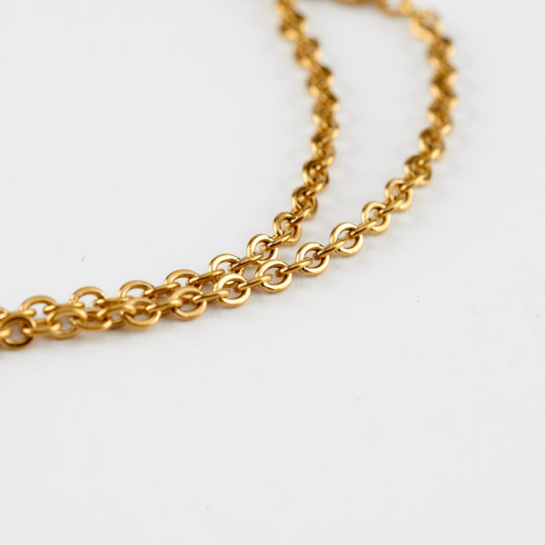 gold pendant shh snake