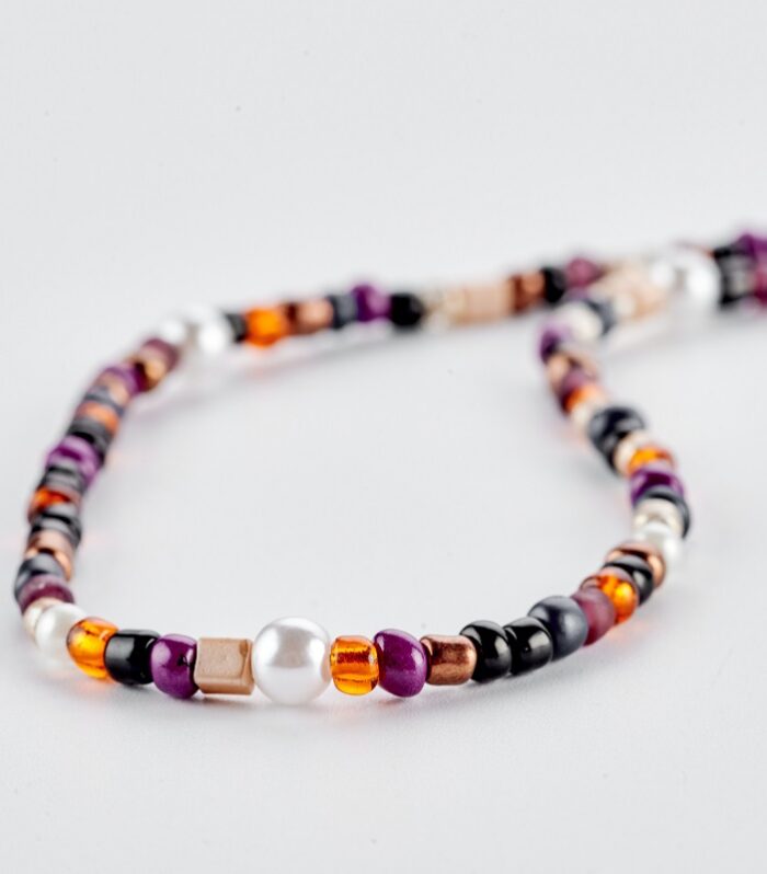 Phone strap με πολύχρωμες χάντρες